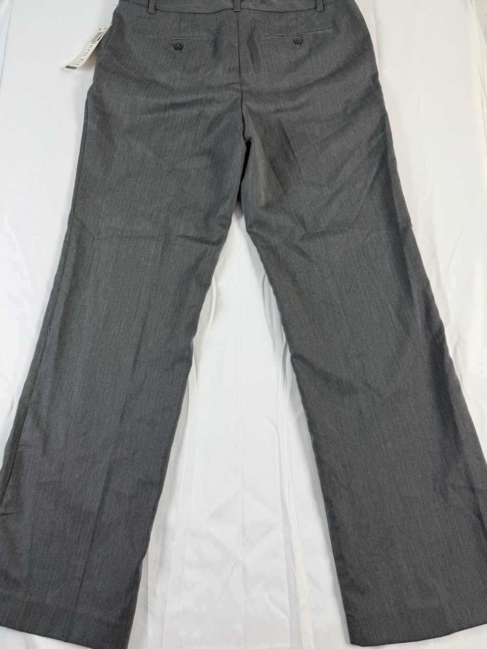 Attention Modern Fit Gray Pinstripe Wide Leg Dress Pants